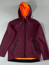 Nike Therma Sphere Maroon & Orange Hex Fleece Hoodie (M)