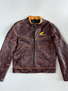Honda Wings Vintage Pure Leather Moto Jacket (M)