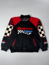 Vintage Choko Motorsports Snap-on Racing Checkered Flag Jacket (2XL)