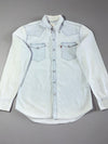 Levi's Light Wash Western Pearl Snap Denim Shirt – (M)