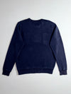 Roots Canada Navy Chenille Maple Leaf Flag Crewneck Sweatshirt (M)