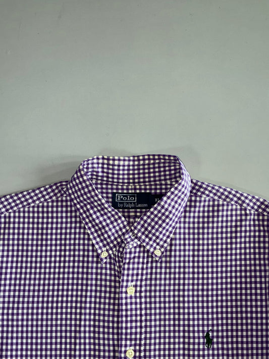 Polo Ralph Lauren Purple Gingham Check (XL)