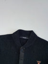 Guess Los Angeles Ribbed Knit Button Cardigan(M/L)