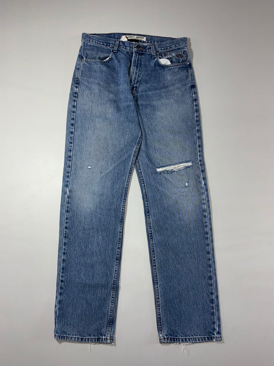 Harley-Davidson Distressed Denim Jeans (W:34) (L:45)