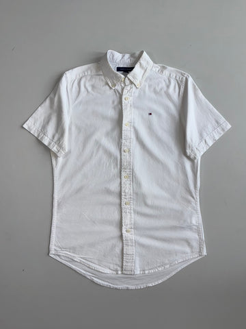 Tommy Hilfiger Button-Down Short Sleeve Shirt White (S)