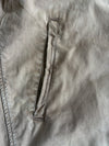 American Eagle Outfitters Tan Canvas Zip-Up Jacket with Quilted Lining Distressed (Xl/2Xl)
