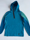 Nike | Tech Knit Half-Zip Hoodie | Teal Blue (L)