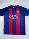 FC Barcelona | Qatar Airways Home Jersey 2016/17 | Blue & Red (M)