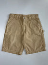 Carhartt Dungaree Fit Carpenter Canvas Sun-Faded Khaki Work Shorts (W:32 |L:22)