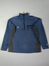 Mountain Hardwear Blue & Charcoal Quarter Zip Fleece – (M)