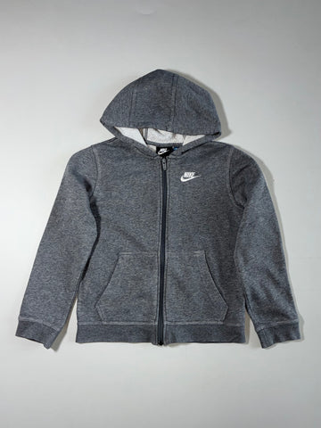 Nike Club Fleece Full Zip Hoodie – Heather Grey (S)