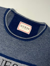Guess USA Triangle Logo Knit Sweater – Blue Grey (M)
