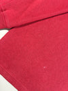 Vintage Ferrari Embroidered Shield Ribbed Sweatshirt – Red – (XL)