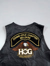 Harley Owners Group Original Leather Biker Vest | Zenne-Dyle Chapter Belgium (XL)