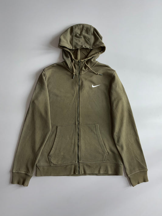 Nike | Olive Green Zip Hoodie (L)