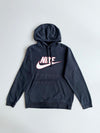 Nike Big Logo Swoosh Pullover Hoodie – Black (S)