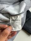 Under Armour Colourblock Big Logo Black Grey Hoodie (XL)