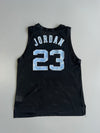 Nike Air Jordan #23 Reversible Mesh Basketball Jersey Black Red UNC Blue Jumpman (M)