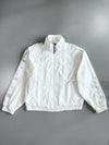 Reebok Vintage Silver Tape Windbreaker Jacket (M)