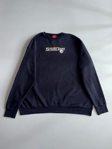 Vintage Pittsburgh Steelers NFL Embroidered Crewneck Sweatshirt – Size  Made in Mexico (2XL)