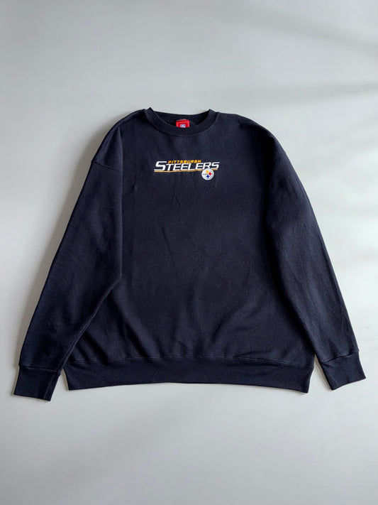 Vintage Pittsburgh Steelers NFL Embroidered Crewneck Sweatshirt – Size  Made in Mexico (2XL)