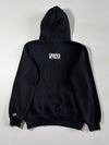 Vintage Champion Black Champagne Graphic Pullover Hoodie (S)