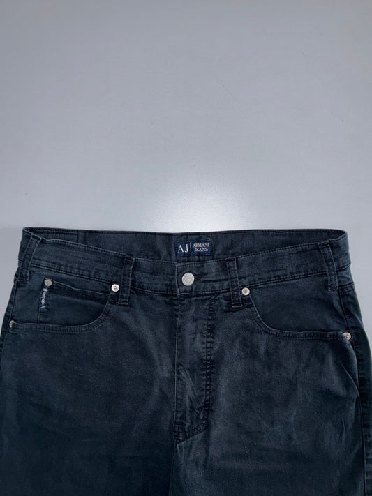 Armani Jeans | AJ Straight Fit Jeans | Faded Black (W:34|L:40)