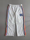 Nike Vintage White Striped Track Pants (W:36) (L:43)