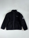 New Balance Sherpa Fleece Zip-Up Jacket – Black (XL)