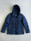 The North Face Women’s 550-Fill Down Quilted Hooded Puffer Winter Jacket Navy Woman (L/XL)