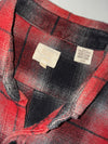 Levi’s Shadow Plaid Flannel Shirt – Red & Black (S)