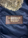 Human Made MA-1 Bomber Jacket with Faux Fur Collar – Navy Blue (L/XL)