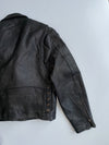First Gear Original Genuine Leather Vintage Biker Jacket (M)