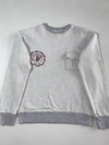 Vintage RRL Ralph Lauren Grey Fort Bragg Army Sweatshirt (M)