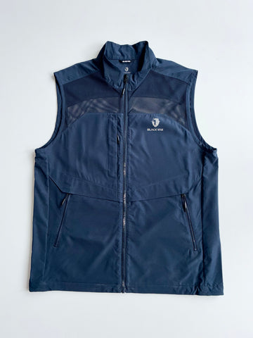 Black Yak Navy Mesh Panel Technical Utility Vest (L)