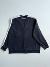 Le Coq Sportif Taped Sleeve Snap Cardigan – Black (XL)