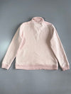 Tommy Hilfiger Quarter Zip Pullover Sweatshirt - Pink Embroidered Spell Out Vintage (L)