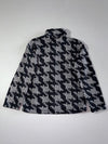Columbia Houndstooth Fleece Jacket – Black & Grey | (M)