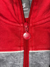 Nike Sportswear Red & Grey Quarter Zip Sweatshirt (S)
