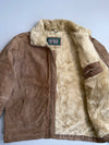 ZUltra Premium Original Pure Sued Leather Jacket (RARE) (Fur Inside) (L)