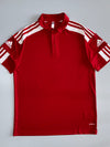 Adidas Squadra 21 Aeroready 3-Stripes Football Polo T-Shirt  Red/White (L)