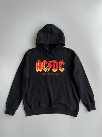 AC/DC “Back in Black” Official Band Hoodie (Xl)