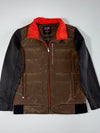 Mountain Equipment Hybrid Puffer Knit Jacket – Brown/Charcoal (M)