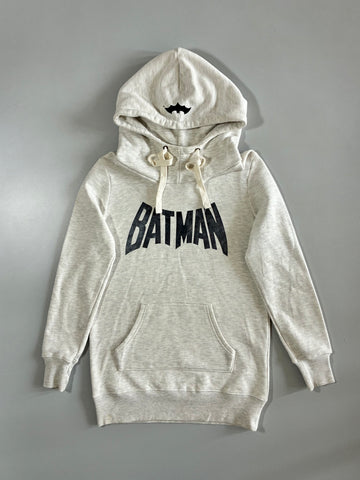 DC Batman Official Licensed Hoodie Oatmeal White (S)