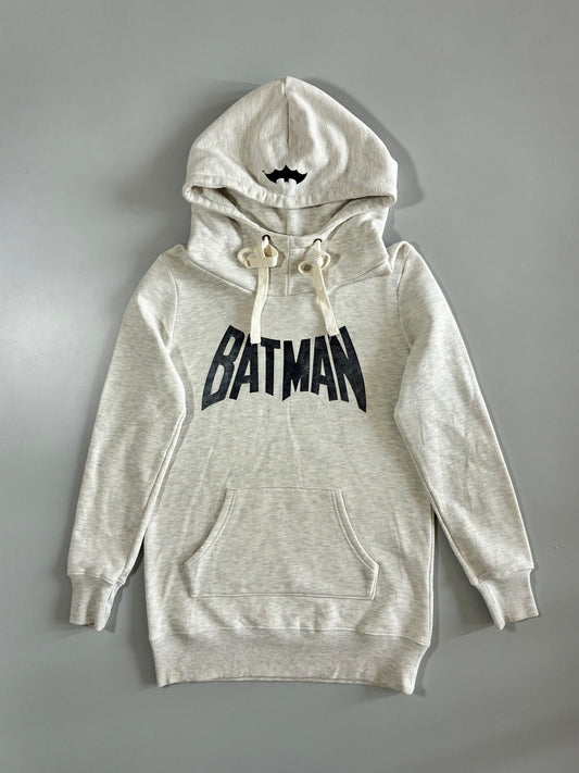 DC Batman Official Licensed Hoodie Oatmeal White (S)