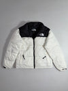 The North Face 700 White & Black Down Puffer Jacket  (M)
