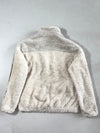 Vintage Adidas Cream Sherpa Fleece Zip-Up Jacket (S)