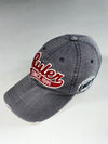 Ruler “Since 1985” Distressed Grey Baseball Cap – Chunglim Washed Cotton (Adjustable)