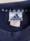 Adidas | Vintage 90s Navy Embroidered Logo Crewneck | (2XL)