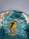 ZTEN - NEN Japanese Reversible Sukajan Jacket  Koi Fish & Mt. Fuji Fully  Embroidery